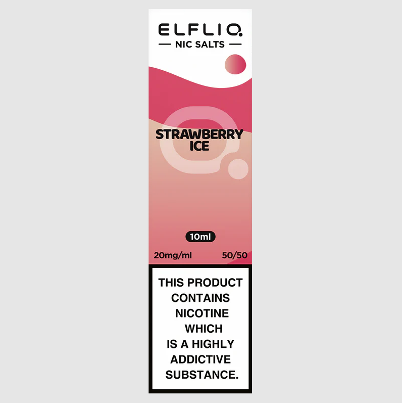 STRAWBERRY ICE ELFLIQ NIC SALT BY ELF BAR - 10ML