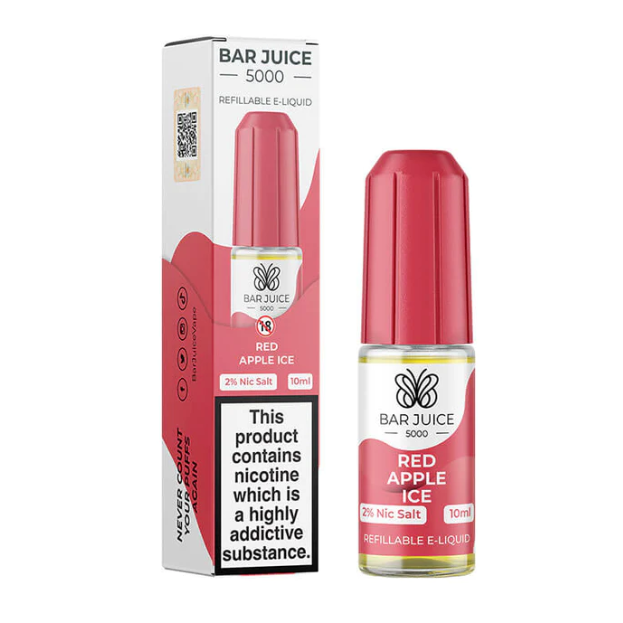 Red Apple Ice Nic Salt E-Liquid by Bar Juice 5000
