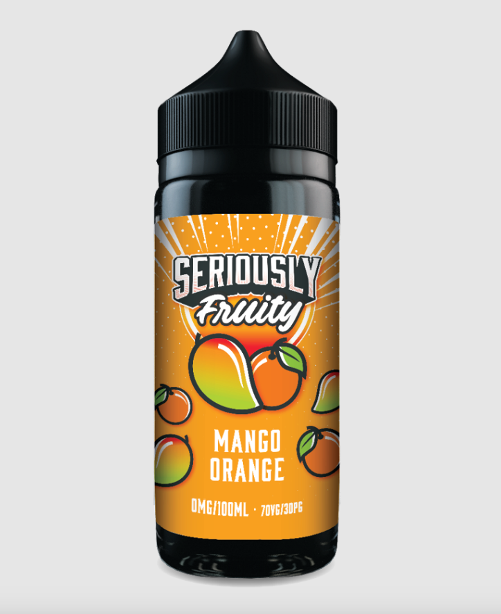 Seriously Fruity Mango Orange E-liquid 100ml Shortfill