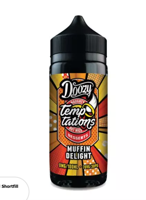 Doozy Temptations Muffin Delight E-Liquid Short fill